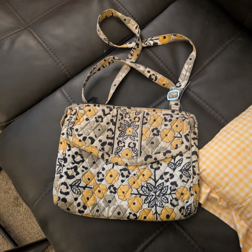 Floral Quilted Crossbody Bag